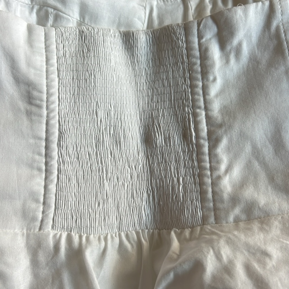 Zara White Cotton Maxi Sundress with Tie Straps - Picture 6 of 7